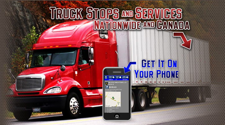 Truck Stops and Services in USA and Canada